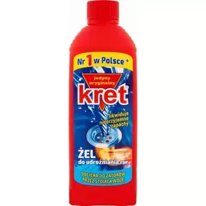 Гель для труб Kret 500 г Модель 1007152 для бытовых стоков