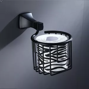 Wall-mounted toilet paper holder Baltic Aqua 9115763, aluminum finish