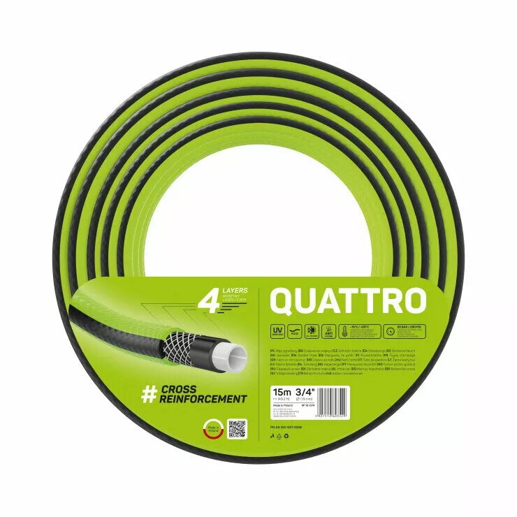 Dārza šļūtene 1/2" Quattro 15 m