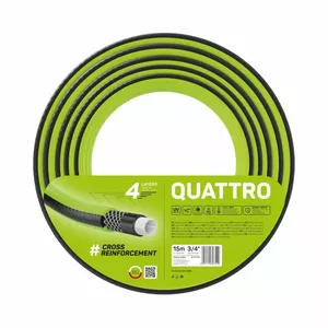 Dārza šļūtene 1/2" Quattro 15 m garumā – 1/2 collu laistīšanas šļūtene, 15 m