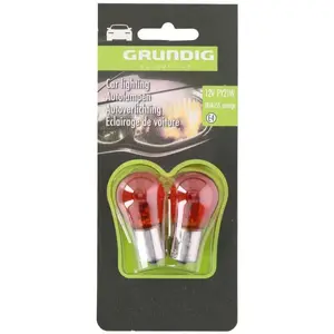 Pagrieziena/indikatora spuldze Grundig Automotive PY21W — dzintara, 2 gab.