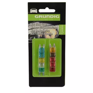 Auto mini drošinātāji 10 gab. Grundig Automotive 2327341, standarta mini izmērs