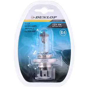 Car headlight bulb DUNLOP 12V H4 60/55W halogen