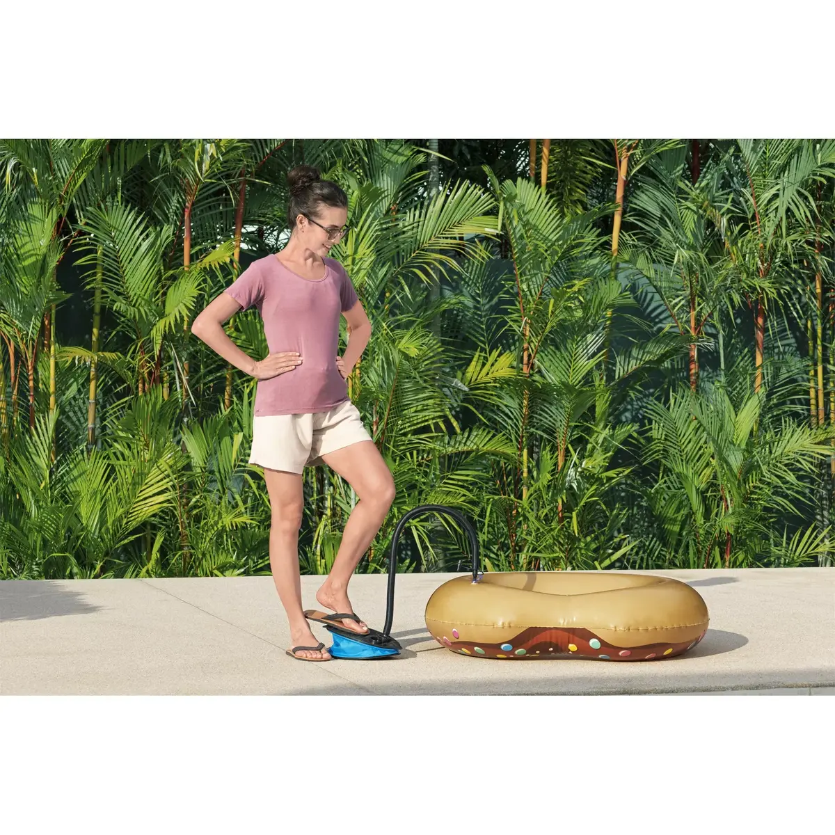 Pedāļu gaisa sūknis Bestway Air Step 1400 ML Photo 9