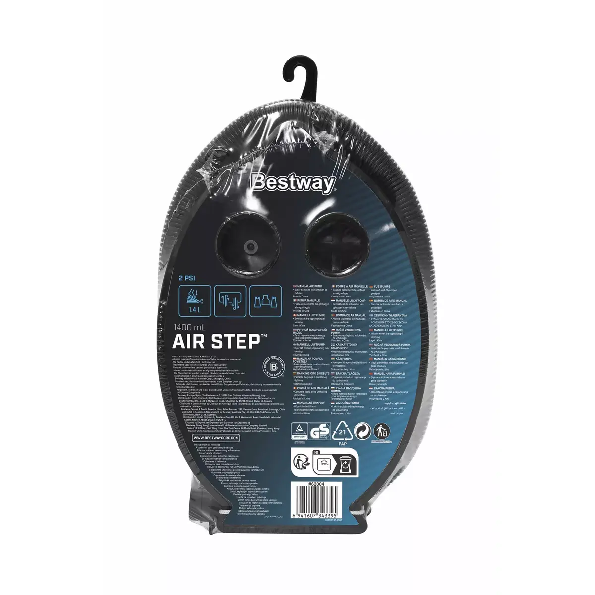 Pedāļu gaisa sūknis Bestway Air Step 1400 ML Photo 10