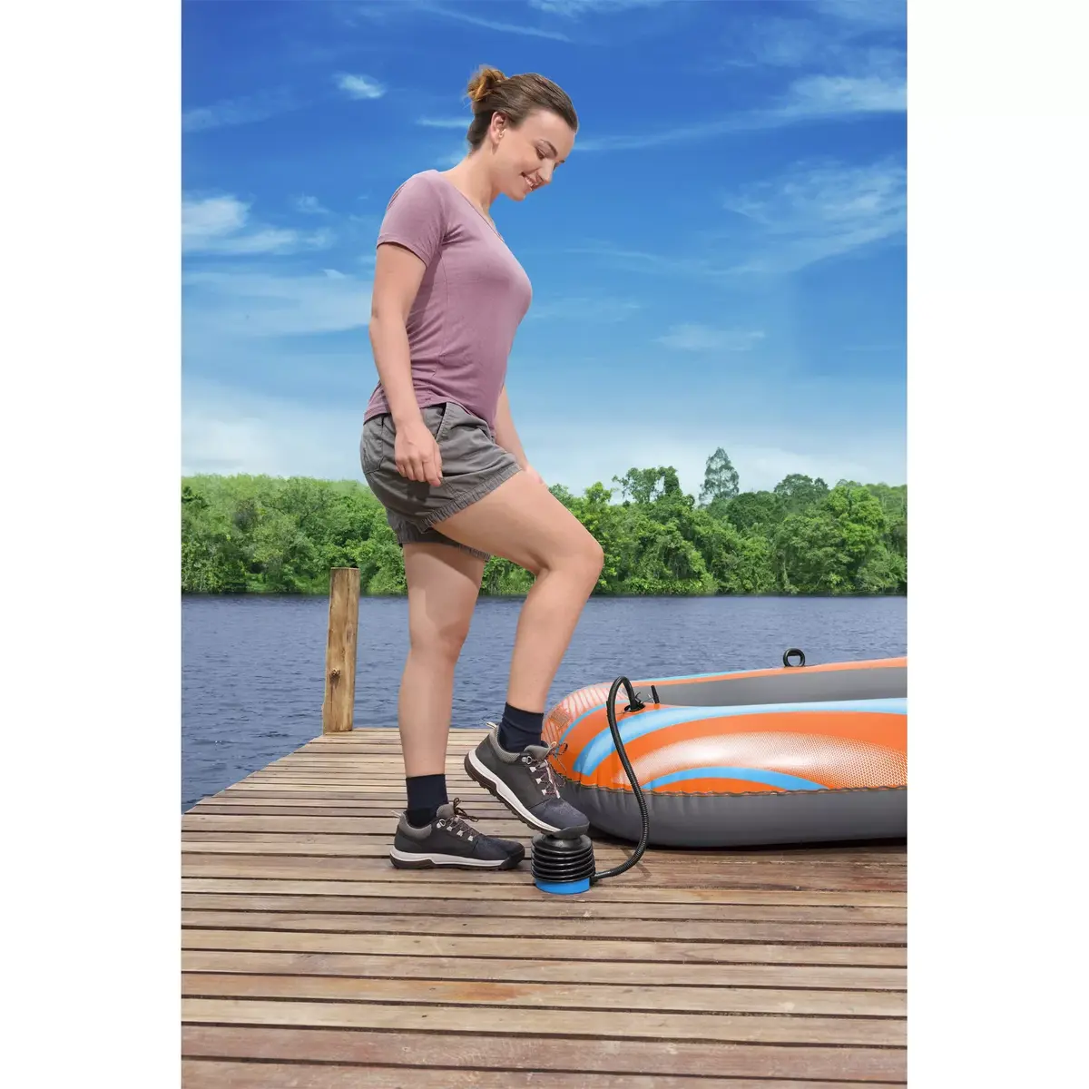 Ножной насос Bestway Air Step 300 ML Photo 5