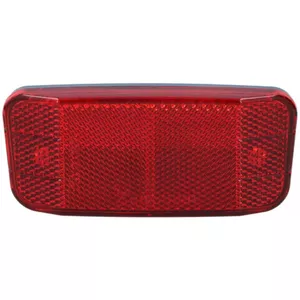 Rear bicycle LED light 2476315 — waterproof compact tail lamp, LED rear safety light