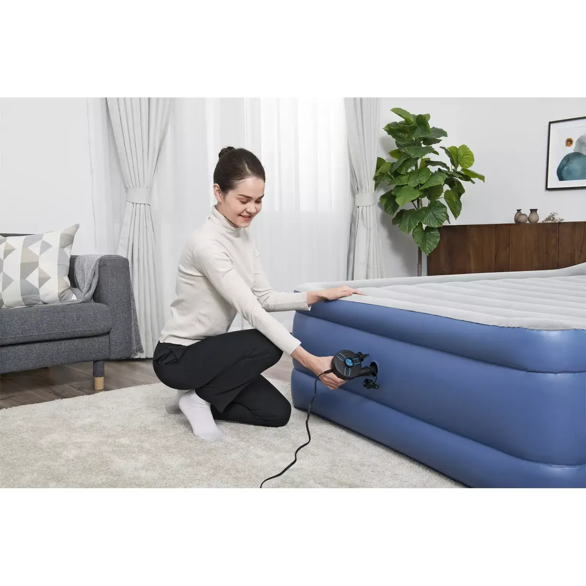 Electric air pump Bestway PowerTouch 0.0348 bar Photo 8