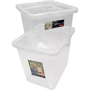 Storage box NHG 15L transparent with lid – NHG 15 L storage container