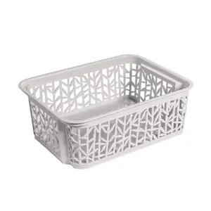 Branq Bamboo Storage Basket, White