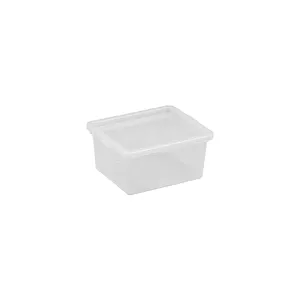 Storage container NHG Basic 2.3L transparent with lid