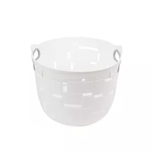 Storage box BESK City plastic 22×22×18 cm white, model 9103937