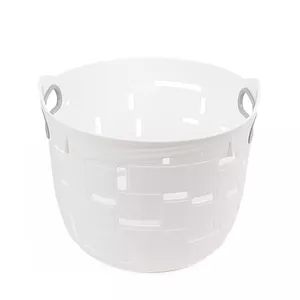 Storage box BESK City 25×25×21 cm White – plastic organizer box