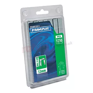 Metal staples RAWLPLUG RL140 12 mm for staple guns, pack of 1000