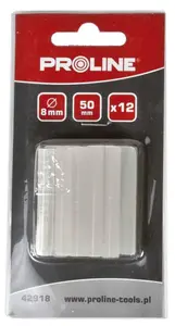 Karstās līmes stieņi Proline 8×50 mm, iepakojumā 12 — Proline universālie līmes stieņi