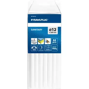 Karstās līmes stieņi RAWLPLUG 5314693, 12×200 mm, iepakojums 10 gab.
