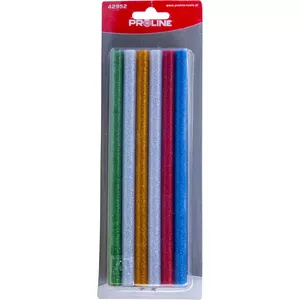 Līmes stienīši Proline 5429520, 11×200 mm, krāsaini ar spīdumiem, iepakojumā 12 gab.