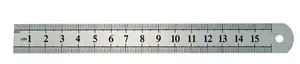 Measuring ruler MEGA model 5220301 — straight steel ruler, 330 mm length
