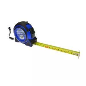Measuring tape GEKO 7142550 — 5 m length, 19 mm blade, double-sided scale
