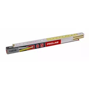 Folding Wooden Ruler Proline 5130129, jointed segments, 1 m length