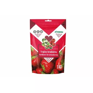 Fertilizer for strawberries AGROCHEMA 1 kg — balanced granular feed for strawberry plants