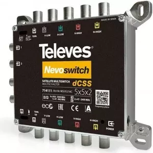 Televes MSU5216C мультисвитч 5 in 2x16 dCSS Photo 1