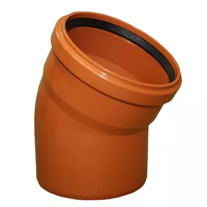 PVC līkne InstalPlast 160x30 — cauruļu savienojums 160×30 mm