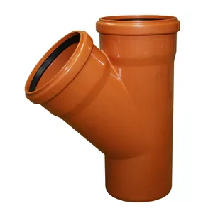 PVC trīsveida savienotājs InstalPlast Trejgabals 110x110/45 drenāžai un kanalizācijai