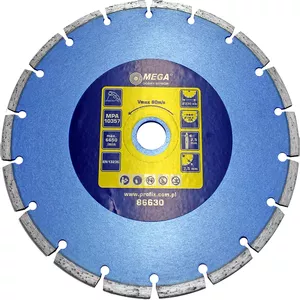 Diamond Cutting Disc MEGA 230x22 mm for Concrete, segment 2.5x7.5 mm