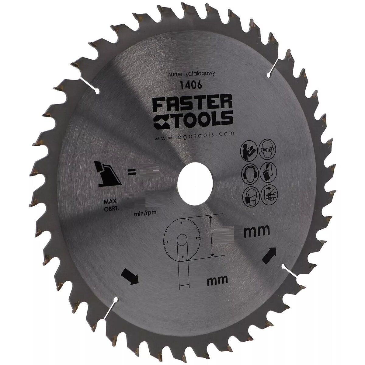 Zobu ripzāģa disks Faster Tools D184×30