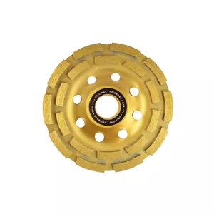 Diamond Grinding Disc Heidmann 125 mm, 2-row segmented rim for stone and concrete