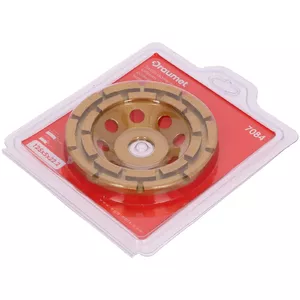 Diamond Grinding Disc DRAUMET PRO 125 mm, 2-row segmented rim for concrete and masonry