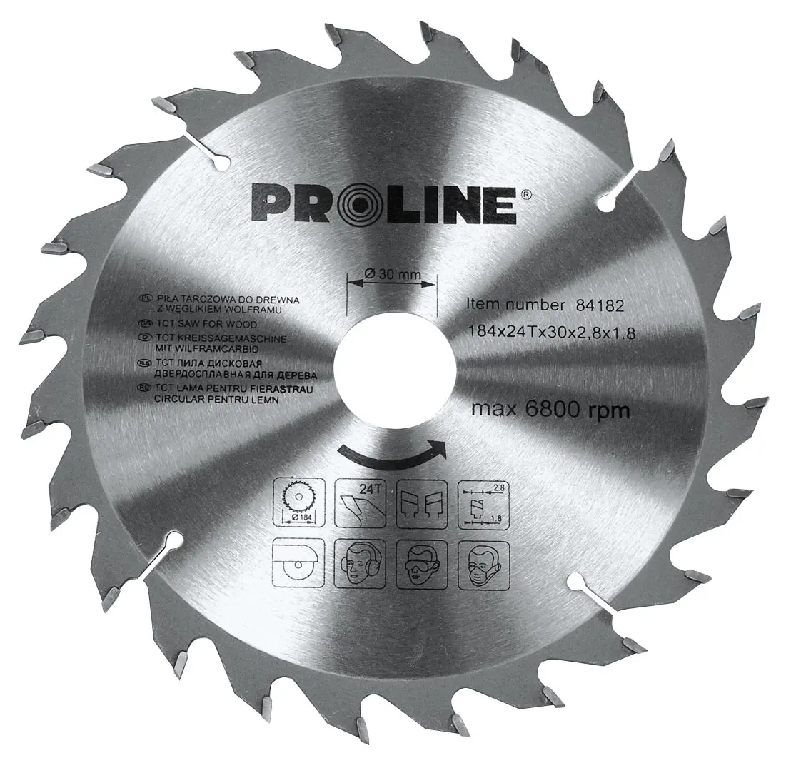 Ripzāģa asmens Proline D160×20/16 mm 18