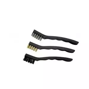 Wire Brush Set 3 pcs 180 mm — Beast — Steel core, Nylon & Copper bristles