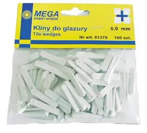 Flīžu klinšu MEGA 10 x 7 x 26 mm, 100 gab. — flīžu līmeņa starplikas