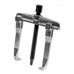 Two-legged clamp DRAUMET 80 mm model 8943367, metal workshop clamp for holding workpieces