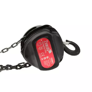 Chain hoist Tvardy 1000 kg 3 m lift capacity, manual chain block