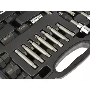Socket and Bit Key Set GEKO 7122767 — 24 pcs, assorted sockets and bits for fastening and loosening