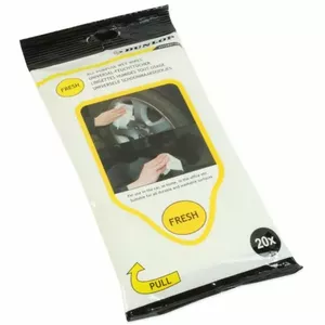 Pack of DUNLOP Wet Wipes 2036908 for Car Surfaces — Multipurpose Cleaning Wipes
