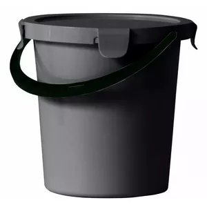 Plastmasas konteiners ar vāku NHG 2710538 — 10 l, pelēks