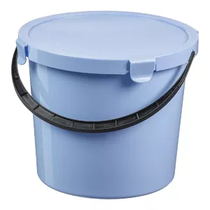 NHG Spainis with lid for berries 5 L, blue – food-grade storage bucket
