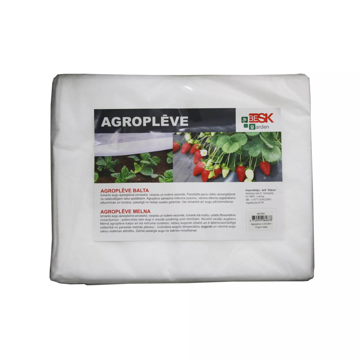 Lauksaimniecības plēve Agroplēve 1,6 m