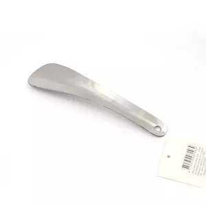 Shoe horn BESK 19 cm metal — BESK model 9081464, compact metal shoehorn 19cm