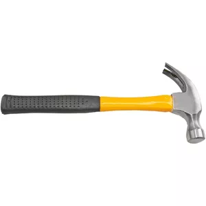 Hammer MEGA 450 g claw hammer with fiberglass handle