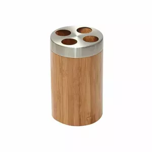 Toothbrush holder Axentia Bonja bamboo — bathroom accessory, bamboo construction