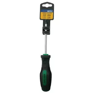 Screwdriver MEGA PZ 2x100mm rubber handle, Pozidriv PZ2 tip, 100 mm shaft
