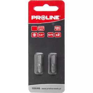 Screwdriver Bit Proline PH1 1/4" 25 mm, Phillips PH1, pack of 2