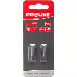 Screwdriver Bit Set Proline PZ3 1/4" 25 mm, 2 pcs