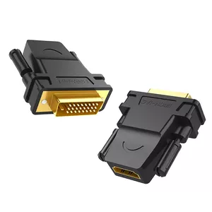 Adapter DVI male - HDMI female black UGREEN