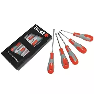 Screwdriver set Beast 8017042 — 5 pieces, assorted types and sizes